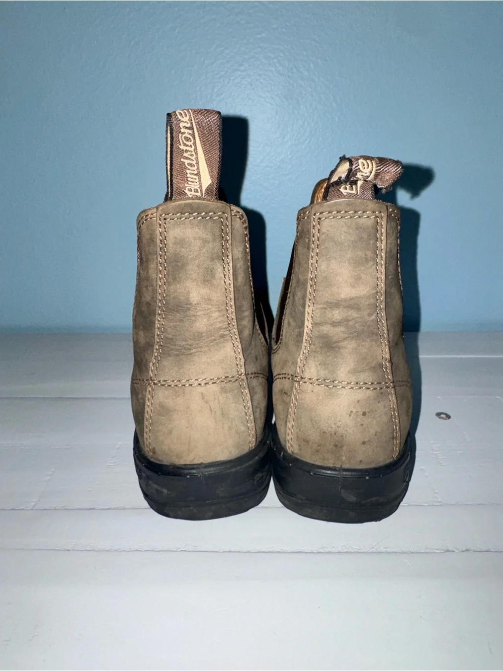 Blundstone Rustic Brown Leather Chelsea Boots AUS 6.5 / US Womens 9.5 Mens 7.5